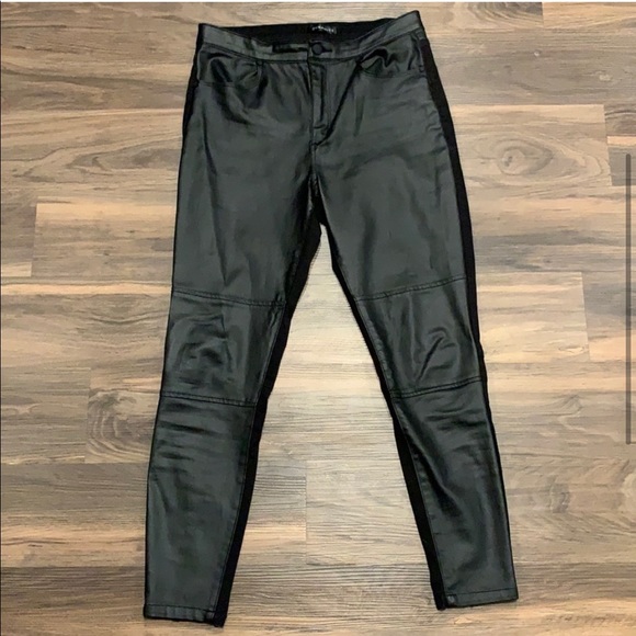 Black Leather Pants - Picture 2 of 6